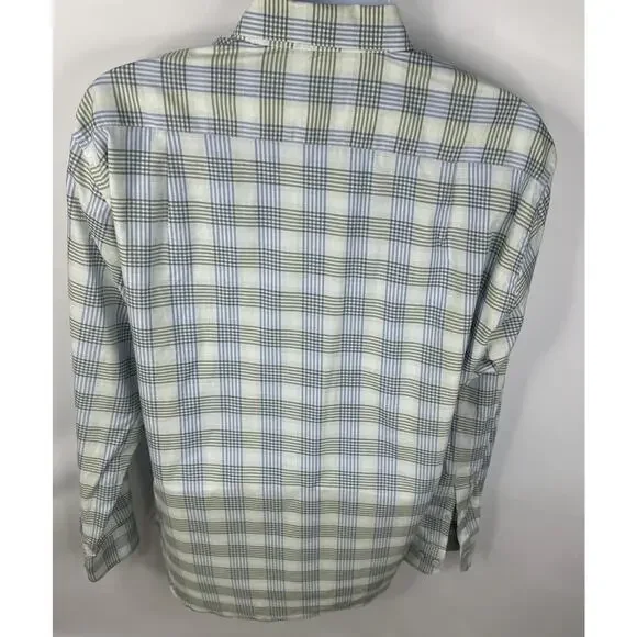 Calder Carmel Limited Edition Multicolor Plaid Button Down Shirt Large 1/150 - Picture 4 of 14